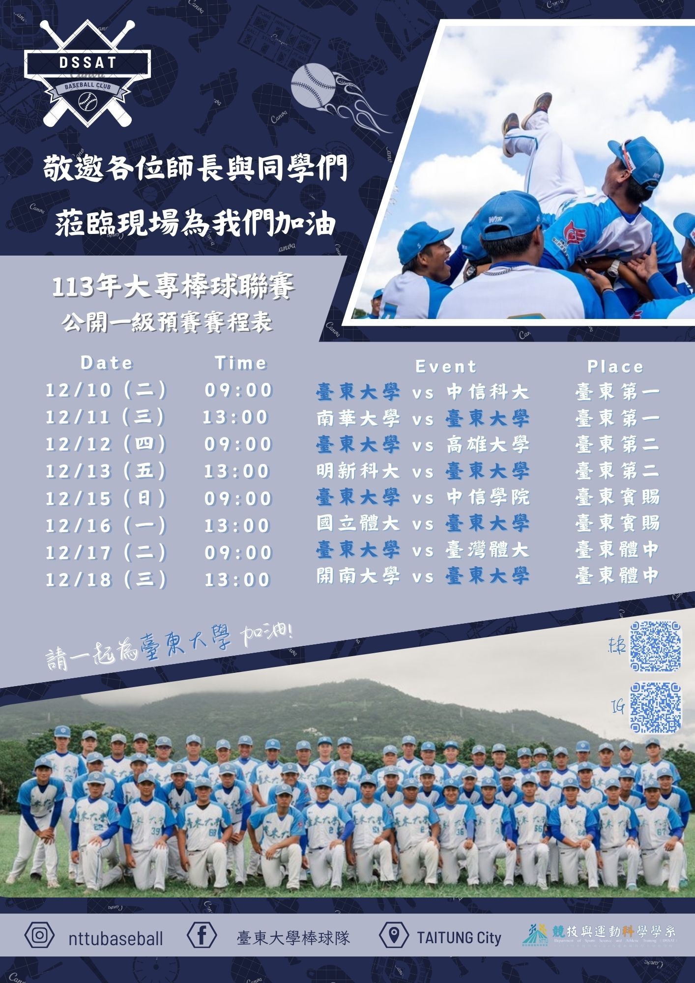 113大專盃台東